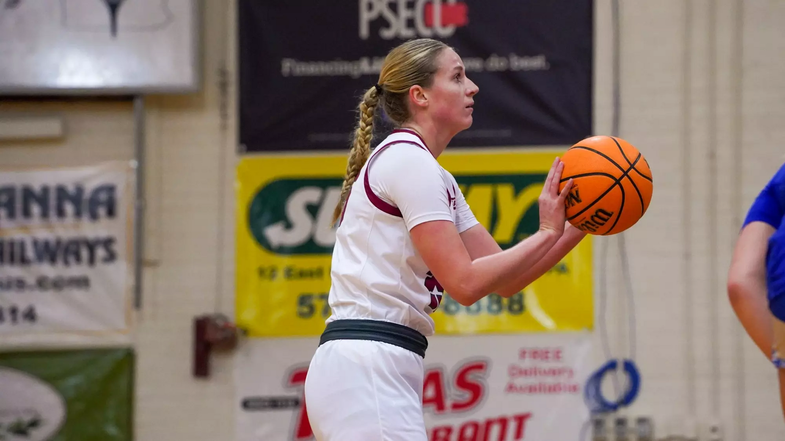 Madeline Evans takes a shot